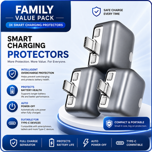 Smart Type-C Charging Protector – Auto Power Off Fast Charge Adapter