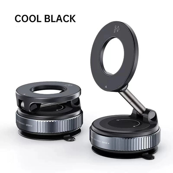 360° Magnetic Phone Holder Stand – Foldable Suction Mount
