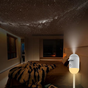 Mini Galaxy Star Projector – LED Night Light for Bedroom & Ambient Decor