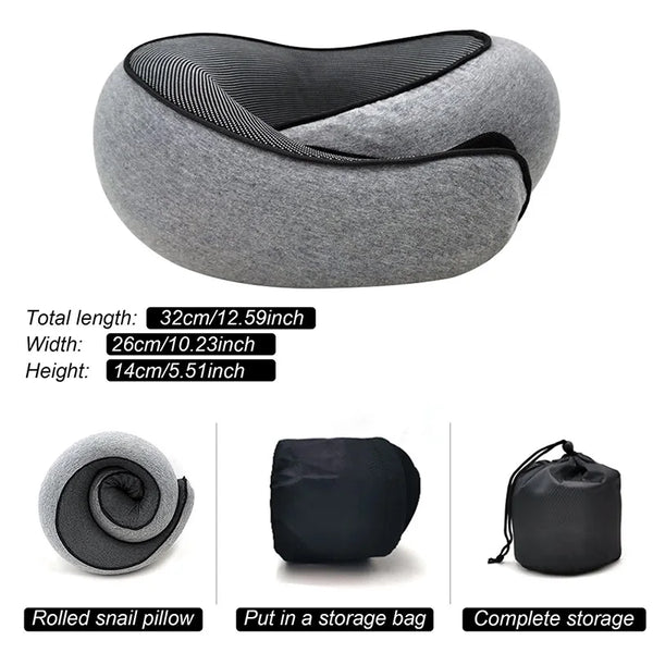 U-Shaped Travel Neck Pillow for Better Sleep & Neck Support