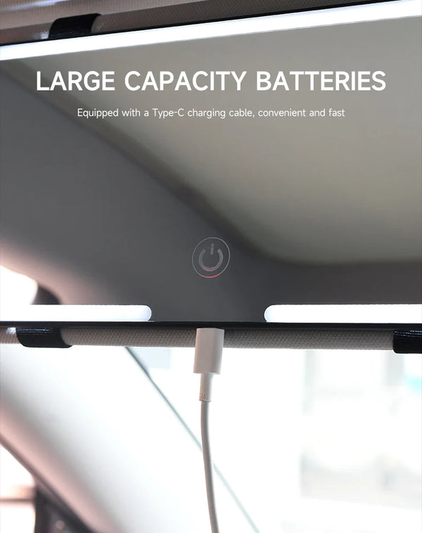 LED Car Makeup Mirror