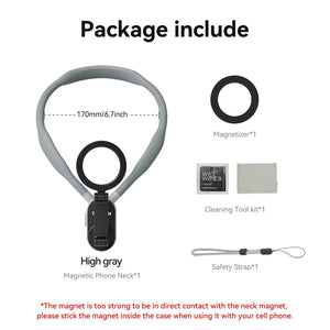 Magnetic Neck Phone Mount – Hands-Free POV Holder for iPhone & Android