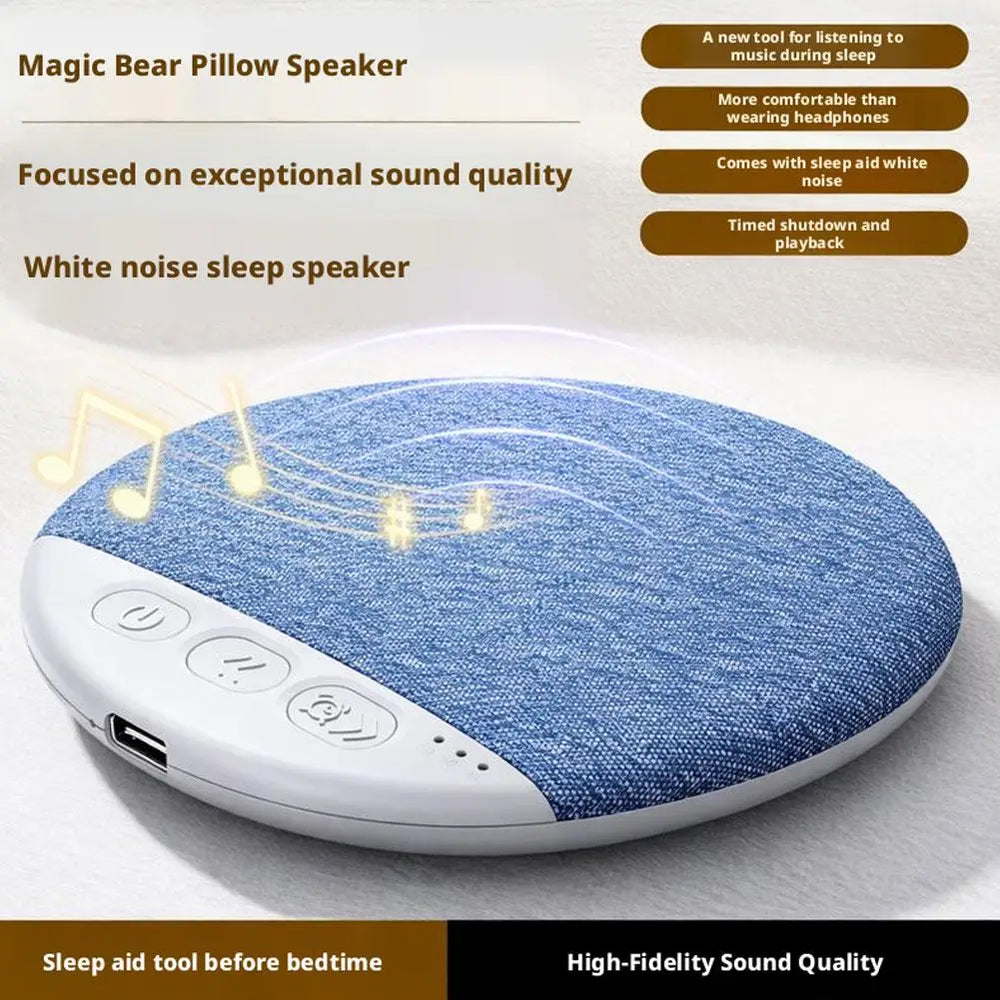 Mini White Noise Bluetooth Speaker – Portable Sleep Sound Machine with Timer