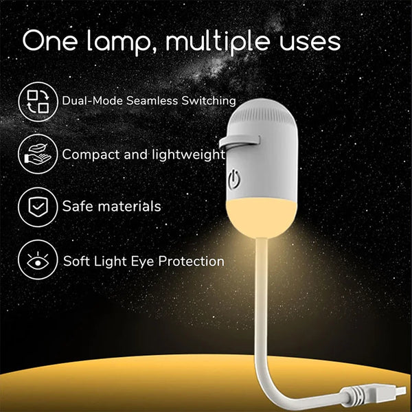 Mini Galaxy Star Projector – LED Night Light for Bedroom & Ambient Decor