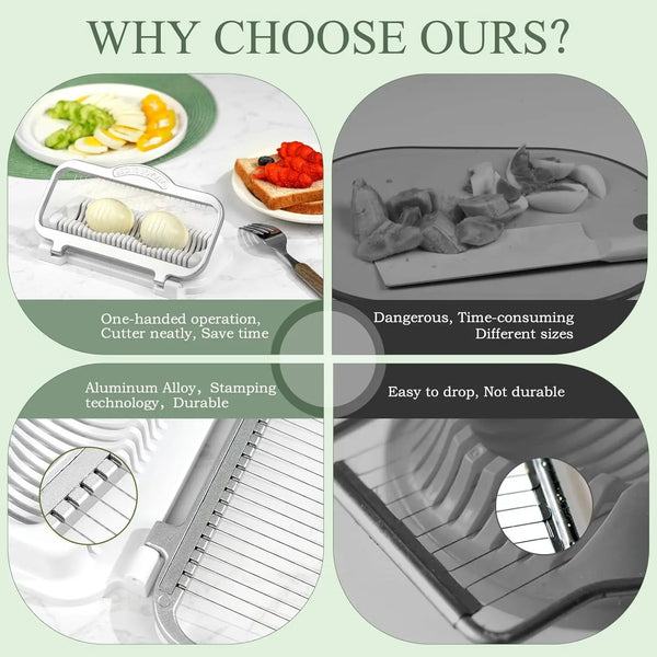 Multi-Purpose Food Slicer for Eggs, Fruits & Vegetables