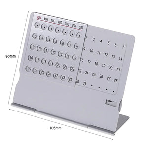 Premium 100-Year Perpetual Desk Calendar for Home & Office