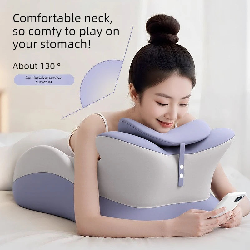 Memory Foam Wedge Pillow – Ergonomic Sleep Support & Elevated Comfort Cushion