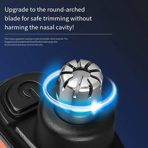 Portable Rechargeable Nose & Ear Hair Trimmer for Men – Compact USB Grooming Tool