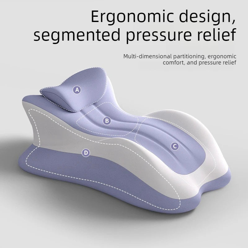 Memory Foam Wedge Pillow – Ergonomic Sleep Support & Elevated Comfort Cushion