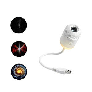 Mini Galaxy Star Projector – LED Night Light for Bedroom & Ambient Decor