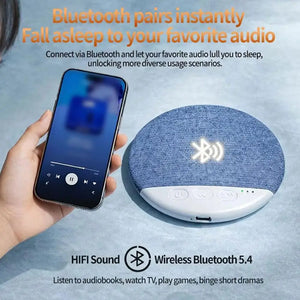 Mini White Noise Bluetooth Speaker – Portable Sleep Sound Machine with Timer