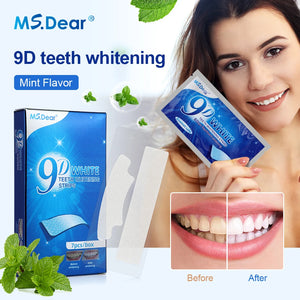 9D Teeth Cleaning Strips – Oral Care Whitening Strips for Daily Use