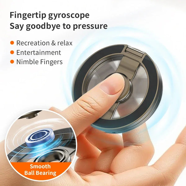 MagSafe Magnetic Phone Stand & Finger Grip – Foldable 360° Holder