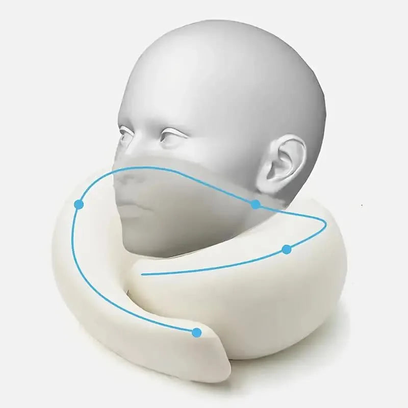 U-Shaped Travel Neck Pillow for Better Sleep & Neck Support