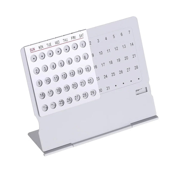 Premium 100-Year Perpetual Desk Calendar for Home & Office