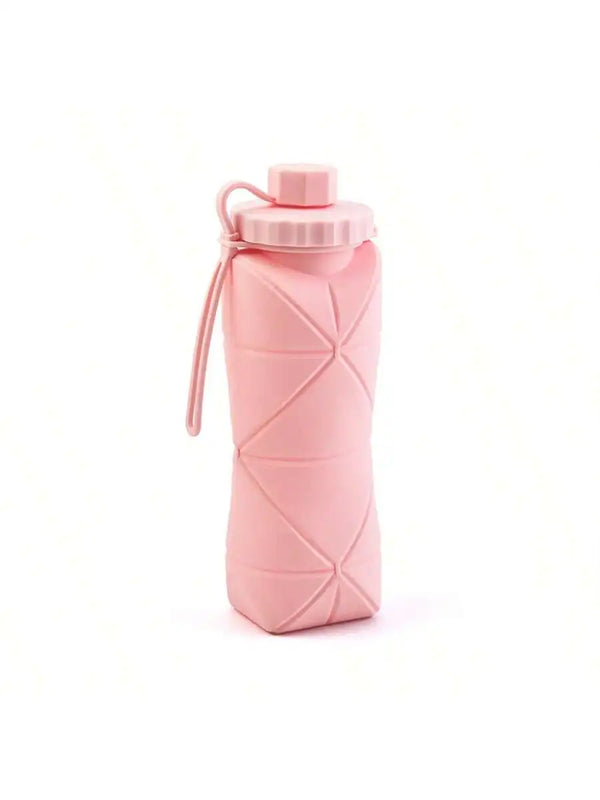 600ml Collapsible Silicone Water Bottle – Foldable, Leakproof & Portable Travel Cup for Outdoor, Gym & Daily Use