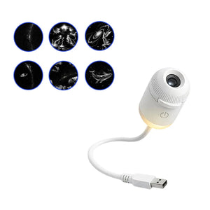 Mini Galaxy Star Projector – LED Night Light for Bedroom & Ambient Decor