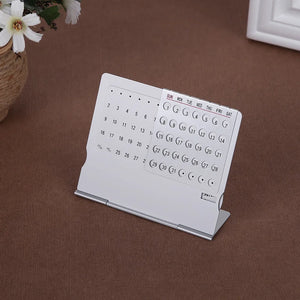 Premium 100-Year Perpetual Desk Calendar for Home & Office