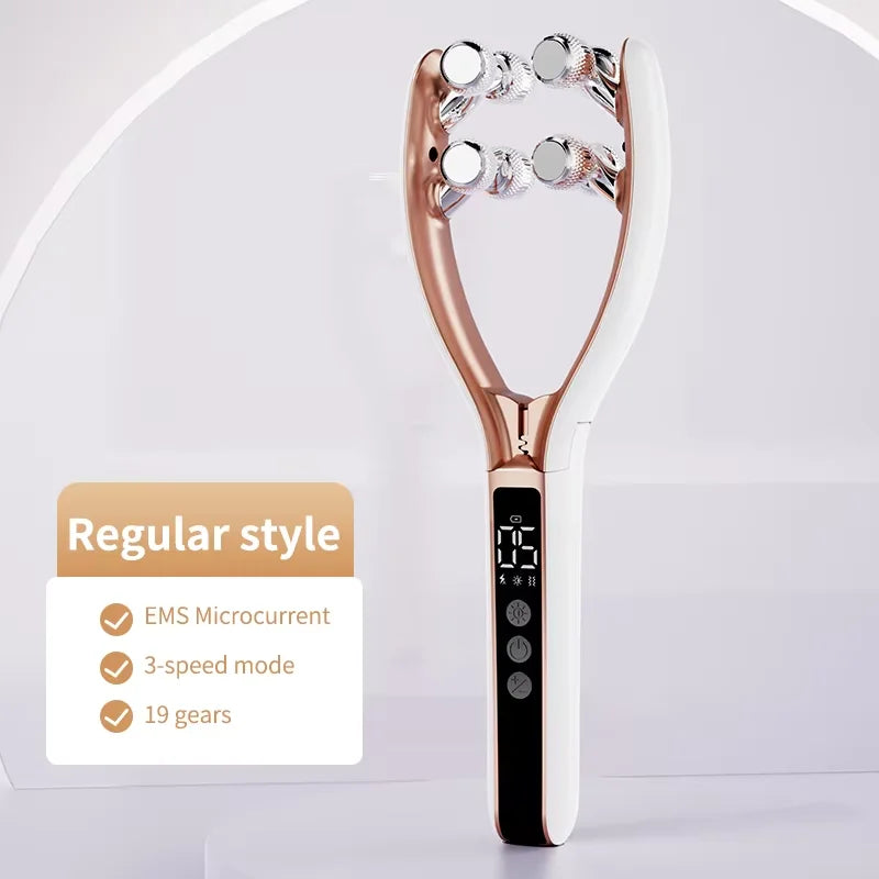 EMS Microcurrent Face Roller – Facial Massager for Lifting & Firming