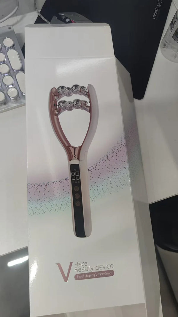 EMS Microcurrent Face Roller – Facial Massager for Lifting & Firming