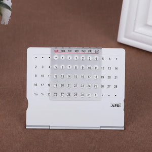 Premium 100-Year Perpetual Desk Calendar for Home & Office