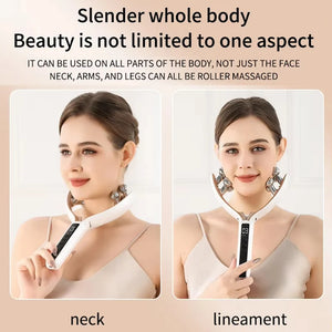 EMS Microcurrent Face Roller – Facial Massager for Lifting & Firming