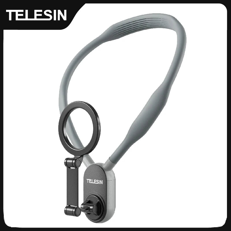 Magnetic Neck Phone Mount – Hands-Free POV Holder for iPhone & Android