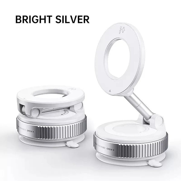360° Magnetic Phone Holder Stand – Foldable Suction Mount