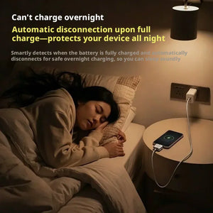 Smart Type-C Charging Protector – Auto Power Off Fast Charge Adapter
