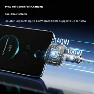 Smart Type-C Charging Protector – Auto Power Off Fast Charge Adapter