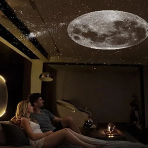 Mini Galaxy Star Projector – LED Night Light for Bedroom & Ambient Decor