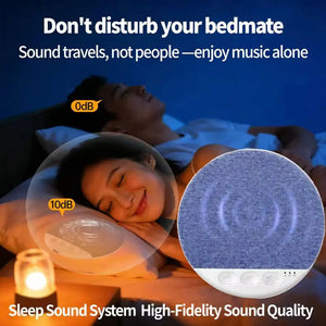 Mini White Noise Bluetooth Speaker – Portable Sleep Sound Machine with Timer