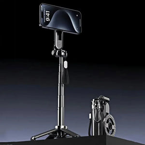 4-in-1 Magnetic Selfie Stick Tripod with Bluetooth Remote