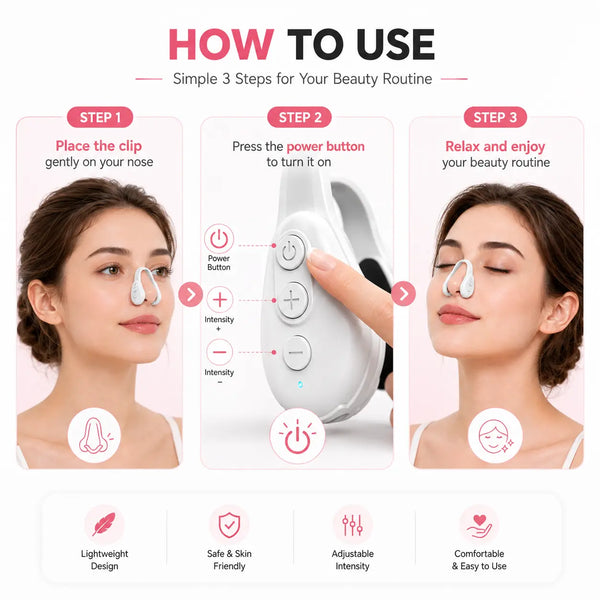 DROPVION EMS Silicone Nose Beauty Device