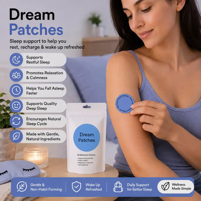 Dream Patches – Melatonin Nighttime Wellness